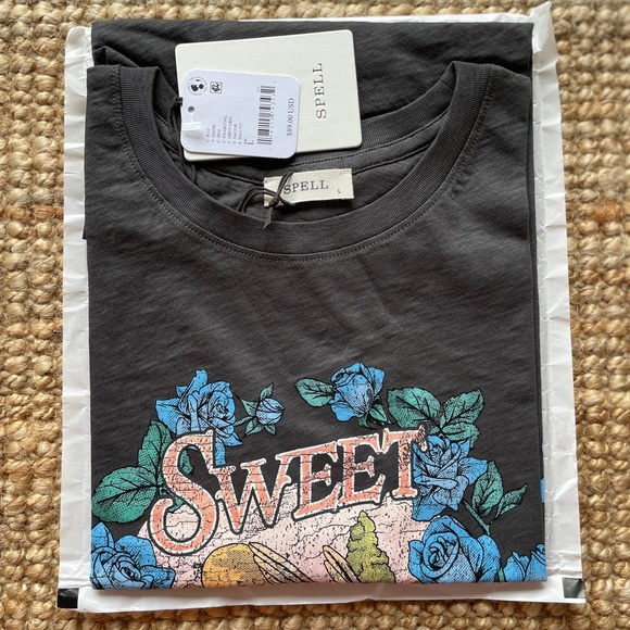 NEW Spell Sweet Nothing Biker Tee - Picture 8 of 13